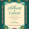 boho wedding invitation template peacock design