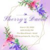 butterfly wedding invitation template