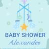 editable baby shower invitation blue boy theme printable template
