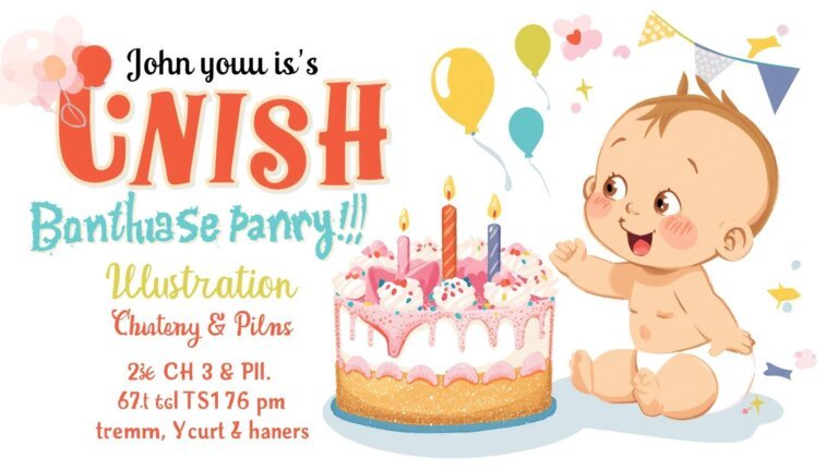 fun 1st birthday invitation wording cake smash party
