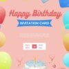 kids birthday invitation template