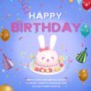 kids birthday invitation template