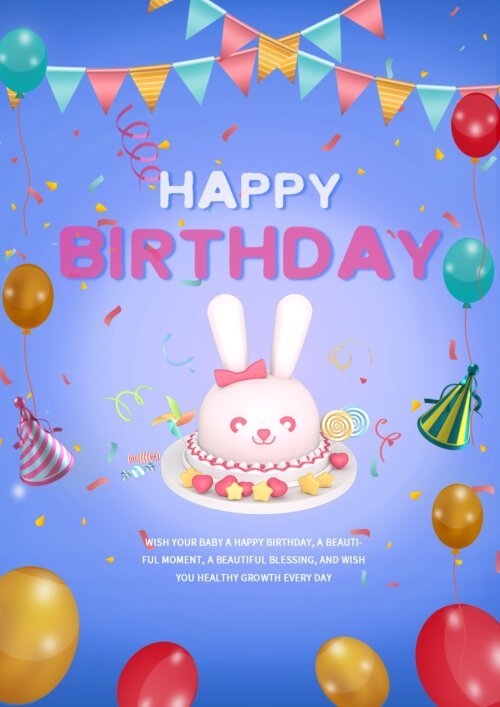 kids birthday invitation template