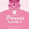 princess birthday invitation template