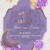 islamic wedding invitation template